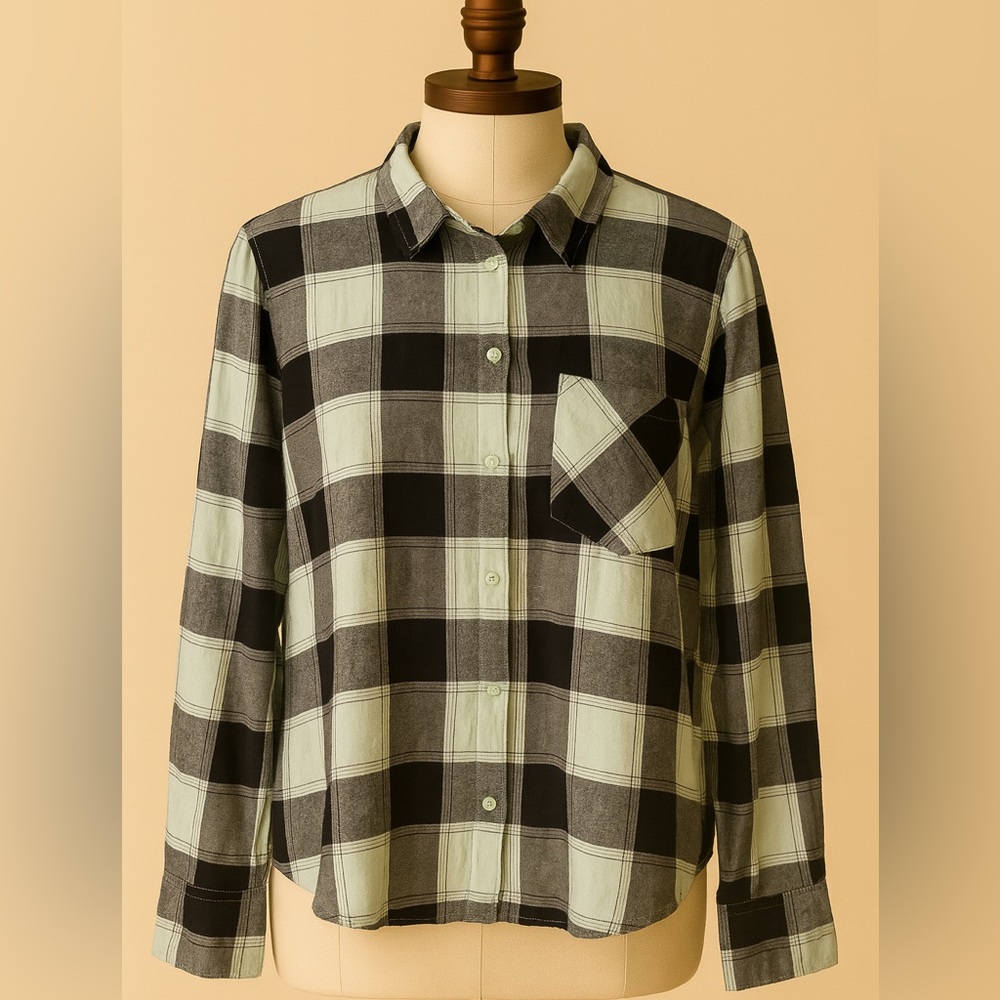 Mint Colored Light Flannel